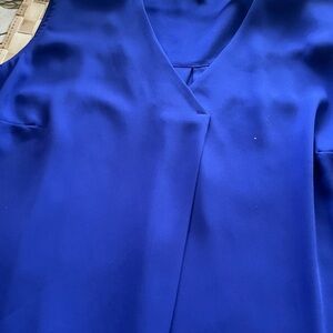 EUC-Talbots Royal Blue Women's Blouse